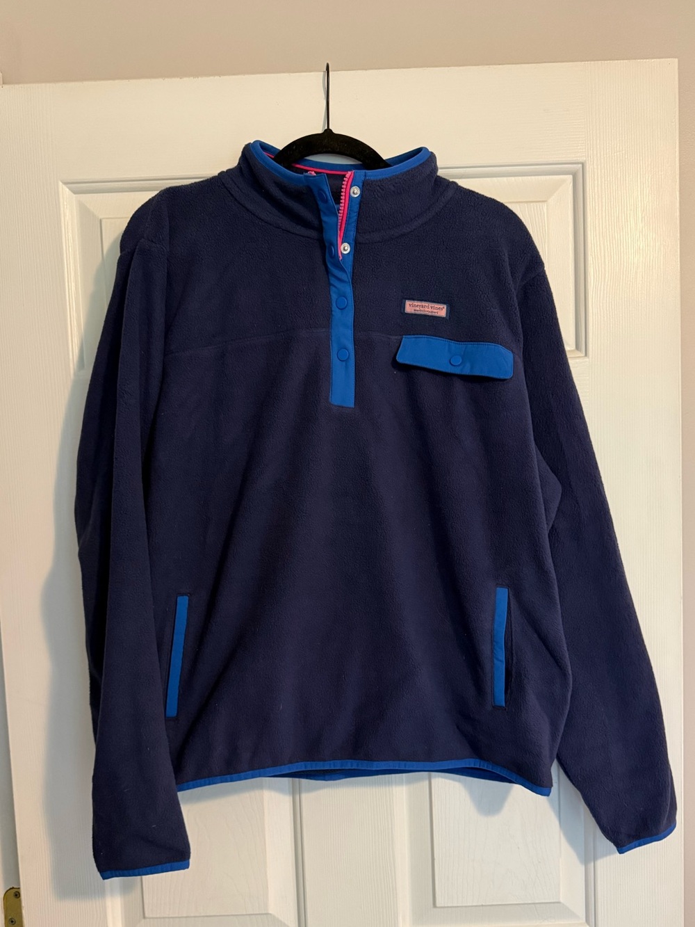 Vineyard Vines Navy Crewneck Fleece